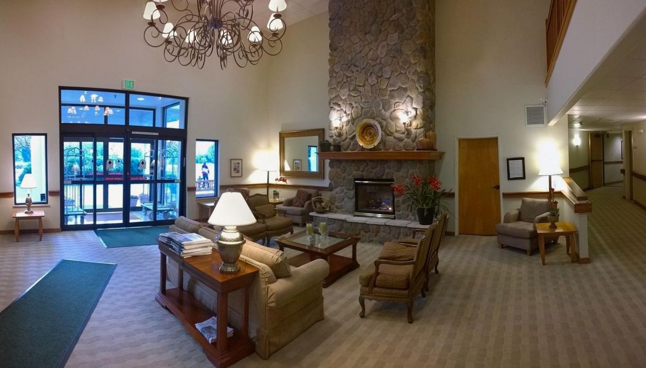 Elegant hotel corridor and suite entrance