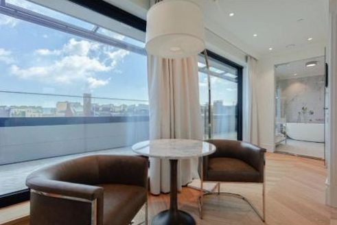 Luxury suite with panoramic views and bespoke interiors
